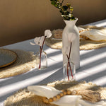 white linen napkins       (set of 6)