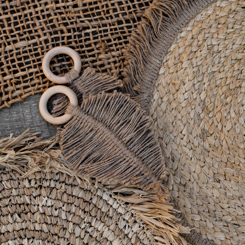 natural leaf napkin ring