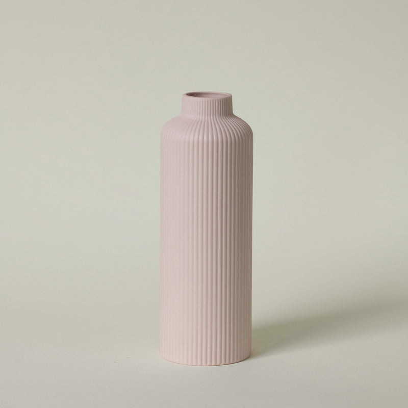 STRIPED POWDER VASE